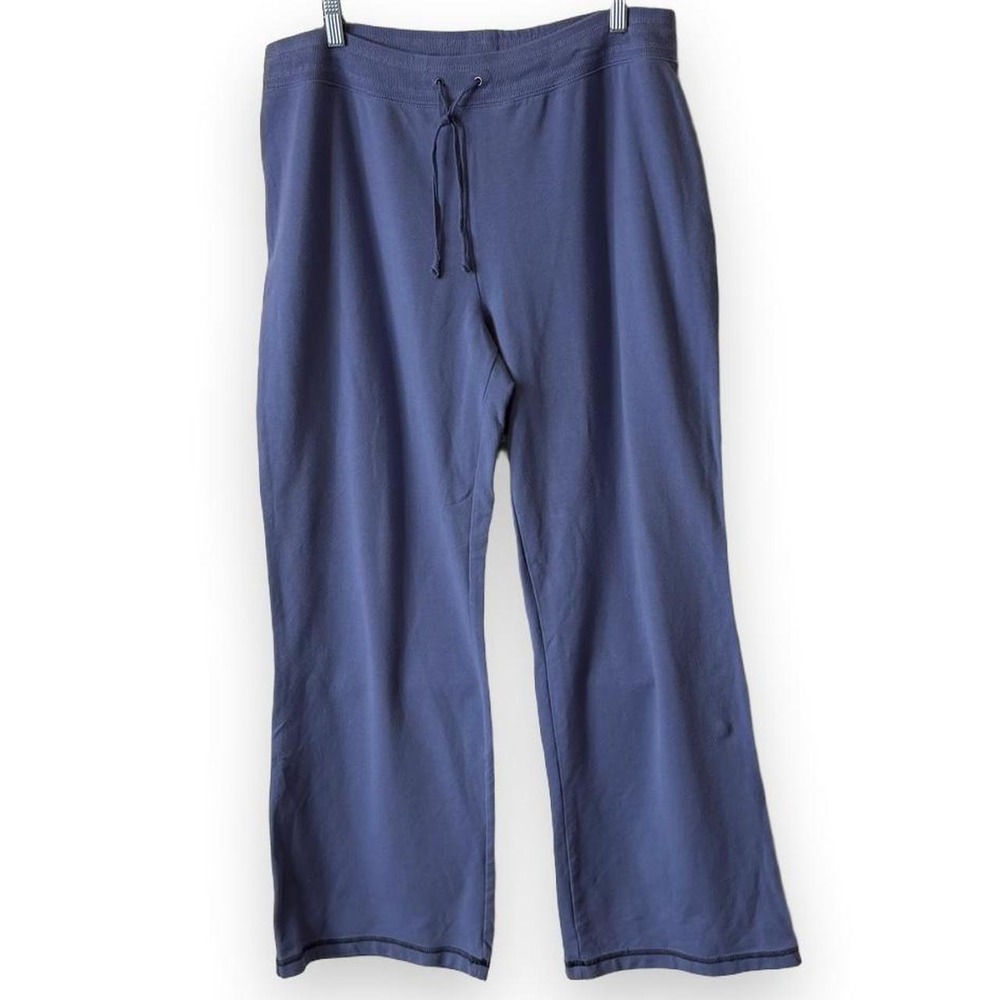 Style & Co. Periwinkle Blue Wide Leg Drawstring Lounge Pants, Women's Size XL